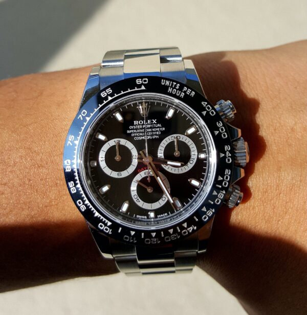 Daytona_noire_ceramique4 Daytona Cosmographe Fond Noir Montre Pour Homme
