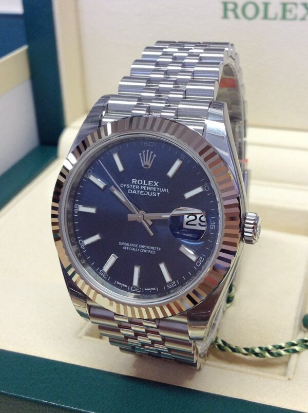 ROLEX126334_d4991be5-1565-41d4-8ee6-d64dac7e5511 Datejust 41 Bleu jubilé Pour Homme