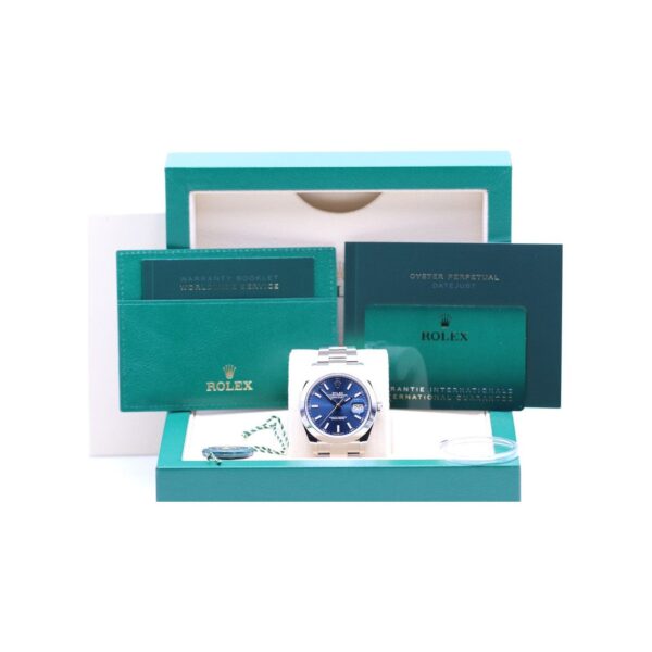 Rolex-Datejust-41-126300-00014 Datejust 126300 Fond Bleu Oyster 41 mm
