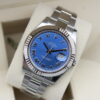 Datejust II 41mm 116334 Bleu chiffres Romains