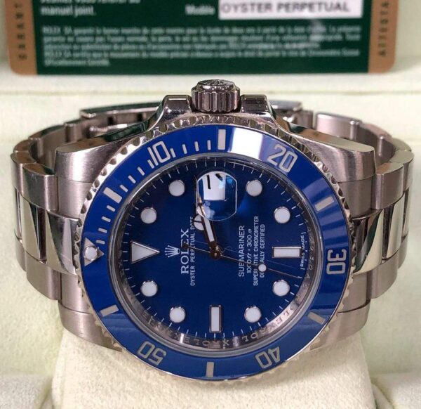 WhatsAppImage2020-10-14at04.37.01 Submariner Date "SMURF" 116619LB Pour Homme