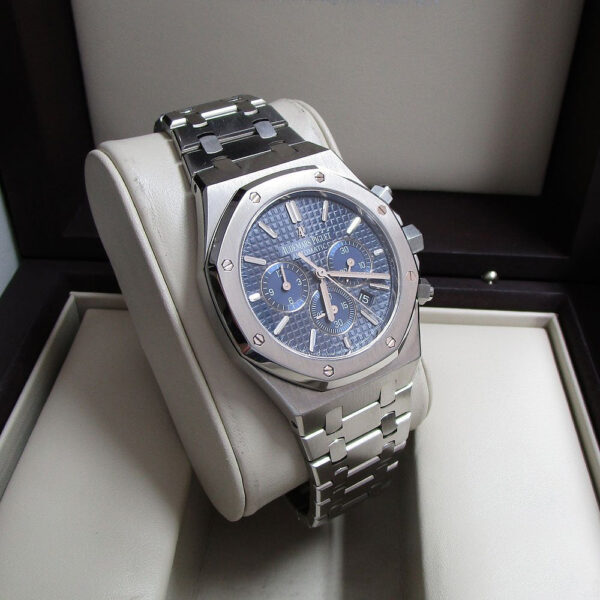 audemarsfdbleu4 Audemars Royal Oak Chronographe 41mm 26320ST.OO.1220ST