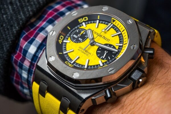 audemarsjaune1 Audemars Offshore Diver Chronographe 44 mm Jaune