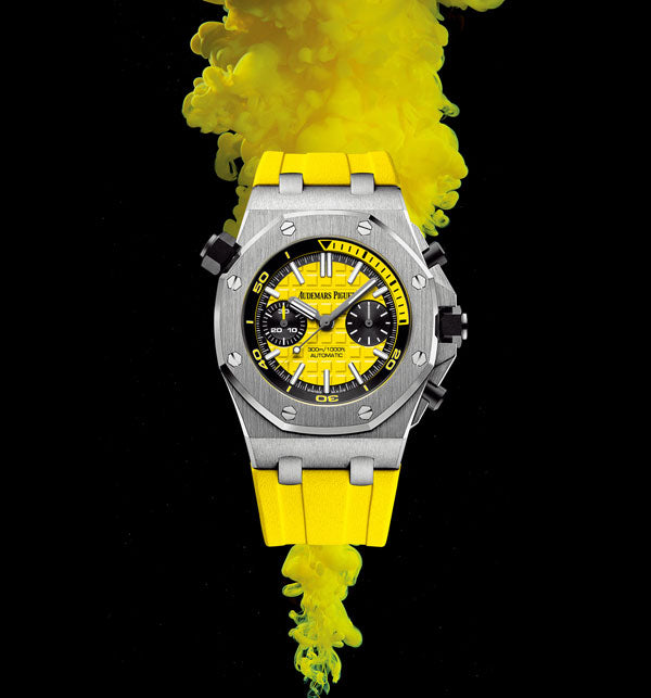 audemarsjaune3 Audemars Offshore Diver Chronographe 44 mm Jaune