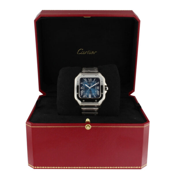 cartierblue2 Santos WSSA0030 Pour Homme