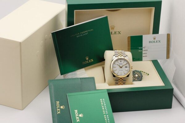 datejust411 Datejust 126333 Fond Blanc Jubilée 41 mm