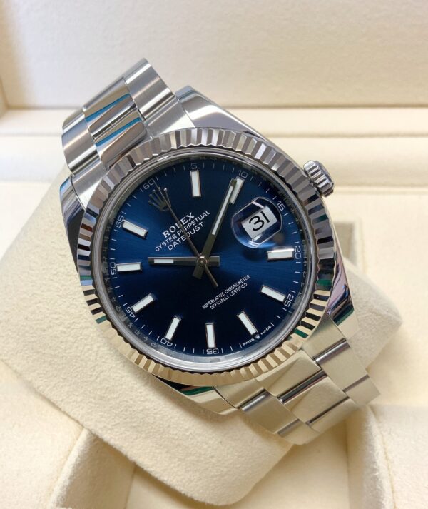 datejust41_2a0e3ff0-58d0-4d7d-a231-739f9b92d6fd Datejust 41 Bleu Pour Homme