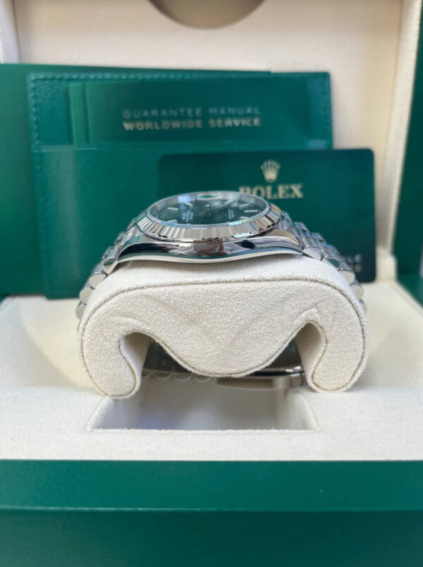 datejust41mintgreendial1 Datejust 41mm Mint Green jubilée Pour Homme