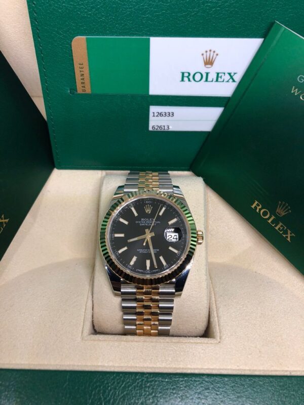 datejustblack Datejust 126333-0014 Fond Noir Jubilée 41 mm