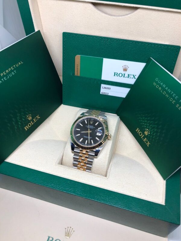 datejustblack3 Datejust 126333-0014 Fond Noir Jubilée 41 mm