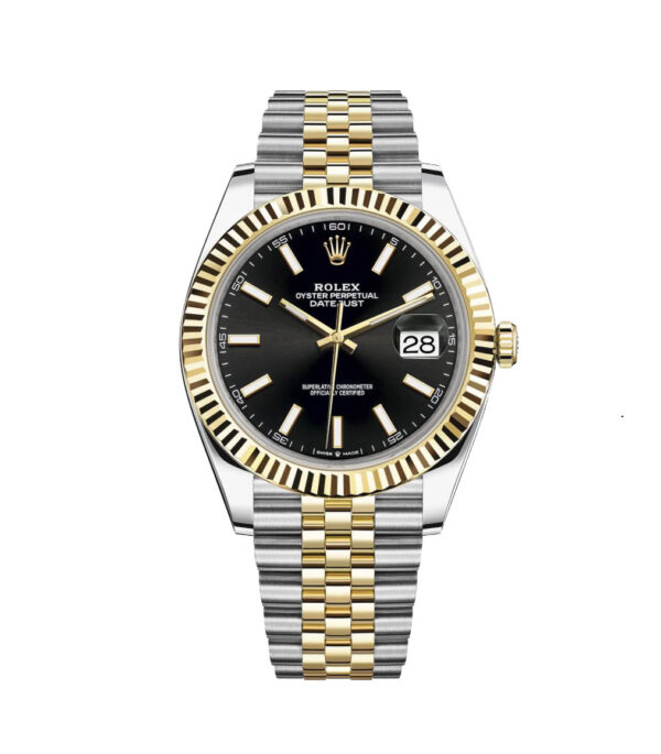 datejustblack4 Datejust 126333-0014 Fond Noir Jubilée 41 mm