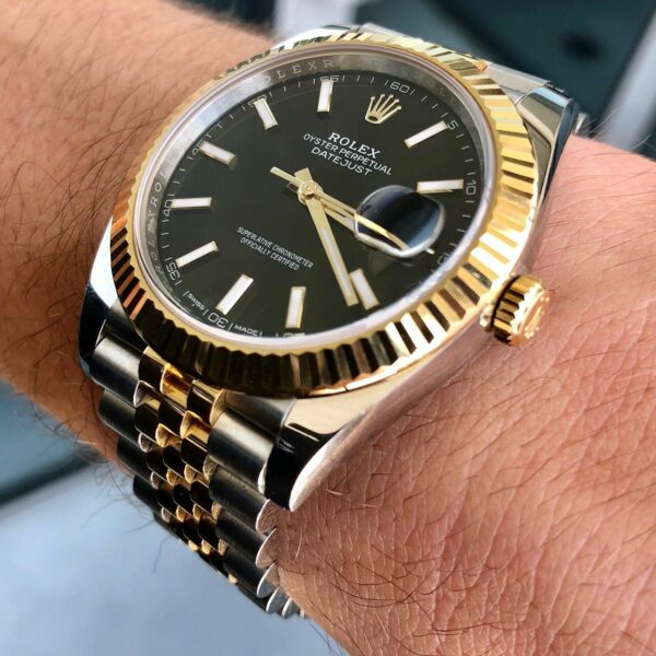 datejustblack6 Datejust 126333-0014 Fond Noir Jubilée 41 mm
