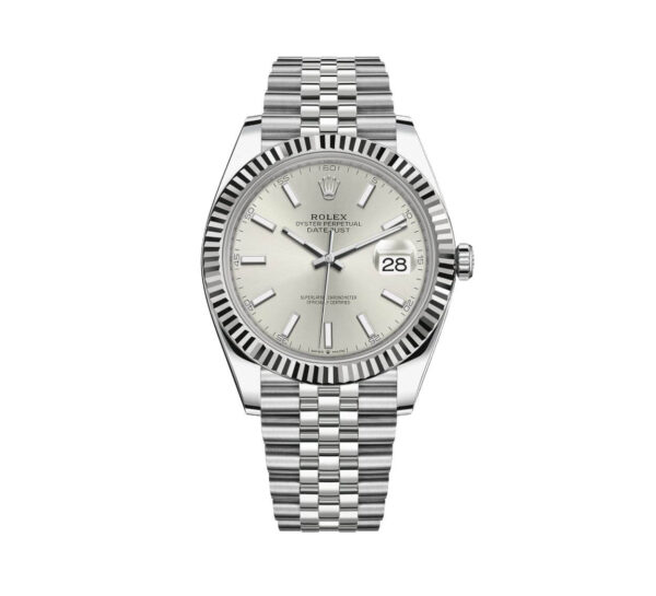 datejustgris7 Datejust 126334-0004 Silver 41 mm Pour Homme