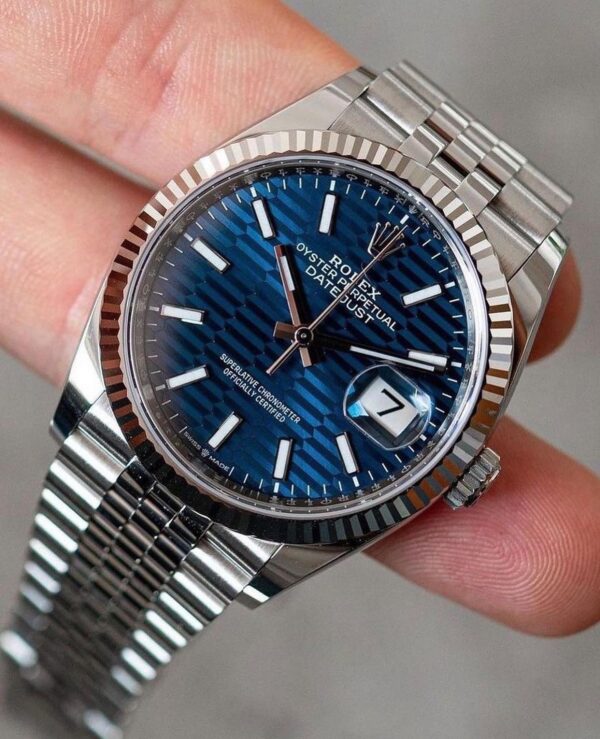 datejustnew2 Datejust 36 mm Bleu 126234 Modèle 2021