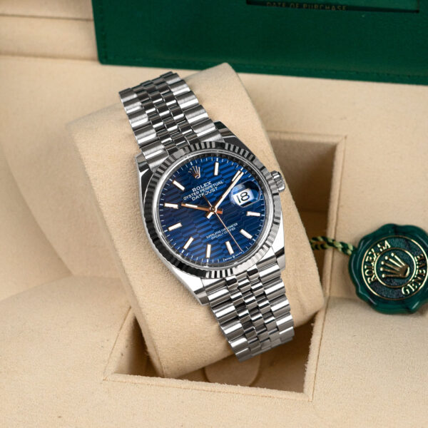 datejustnew7 Datejust 36 mm Bleu 126234 Modèle 2021