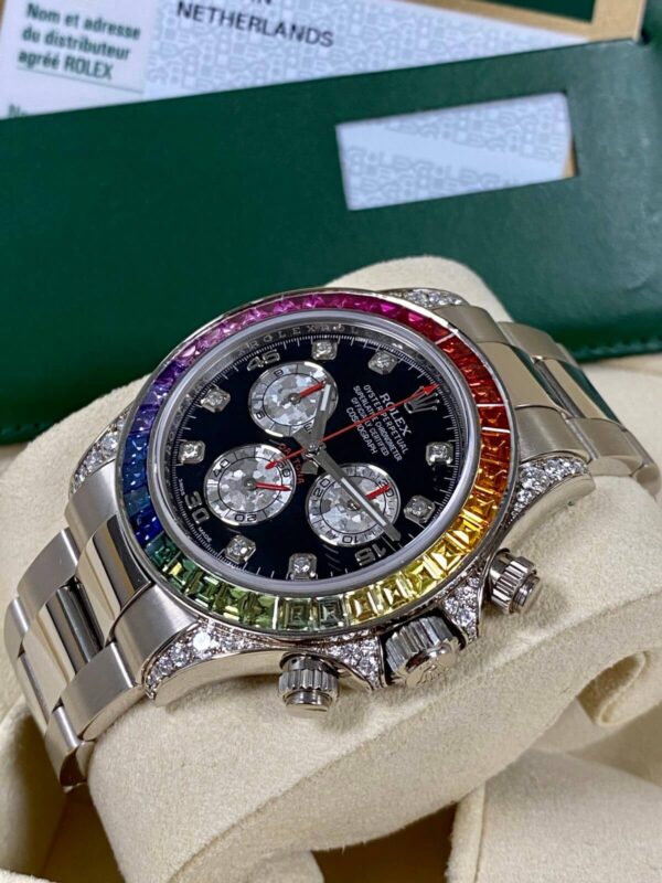 Daytona Cosmographe RAINBOW Argentée