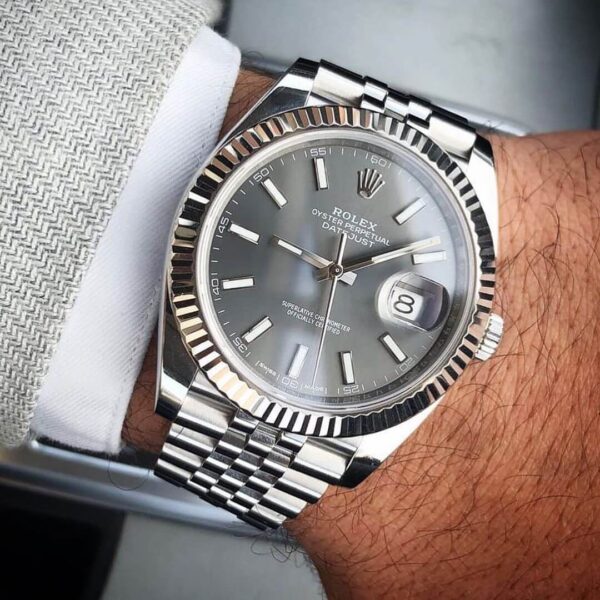 rolexdatejust41greydialref1263348 Datejust Gris 126334 Pour Homme