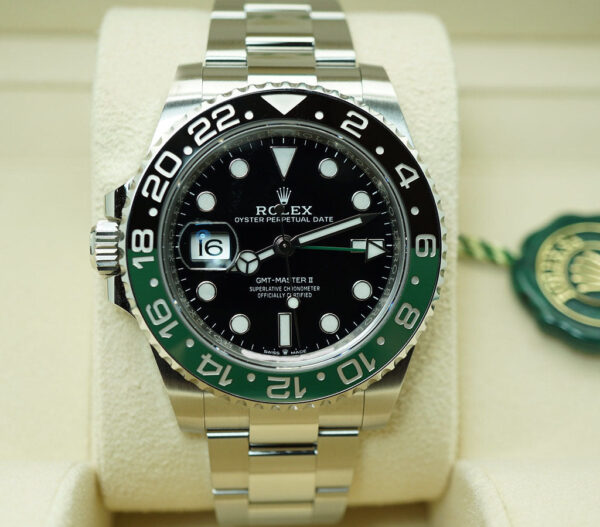 submarinergauche1 GMT MASTER 2 Sprite Date Pour Les gauchers Modèle 2022