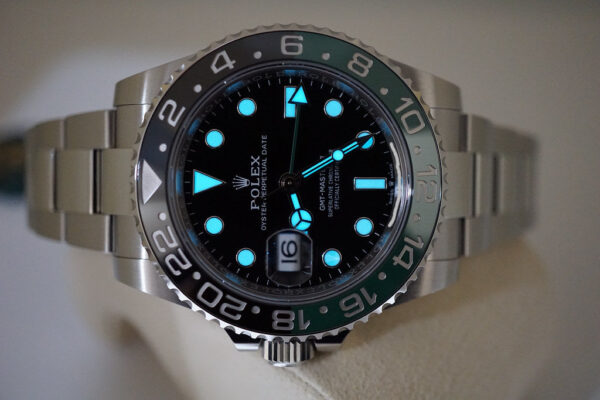 submarinergauche5 GMT MASTER 2 Sprite Date Pour Les gauchers Modèle 2022