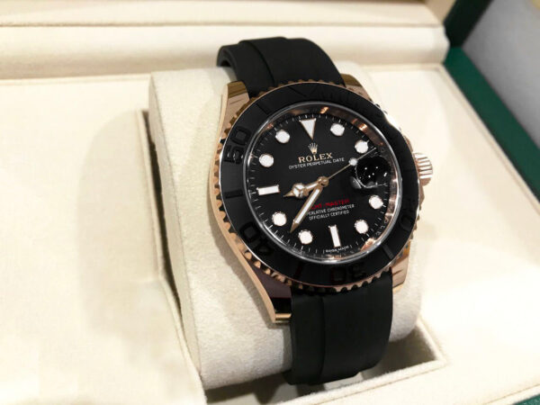 yachtcaoutchoucmessi2 Yacht-Master 126655 Pour Homme